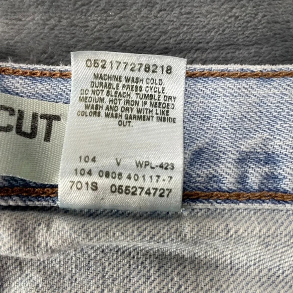 Levis 527 Y2K Boot Cut Jeans Mens 34x30 Fits 36x32 Light Blue Denim Cowboy